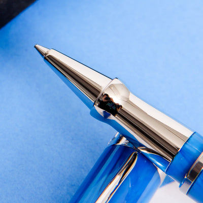 Pineider Avatar UR Neptune Blue Rollerball Pen Tip