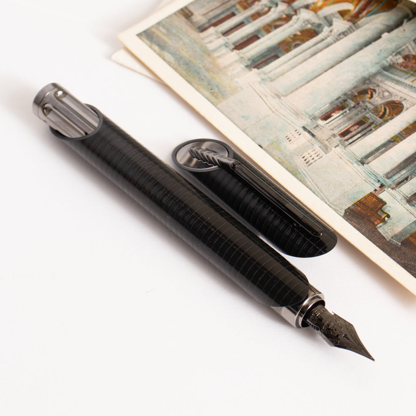 Pineider Back to the Future Black Trim Fountain Pen