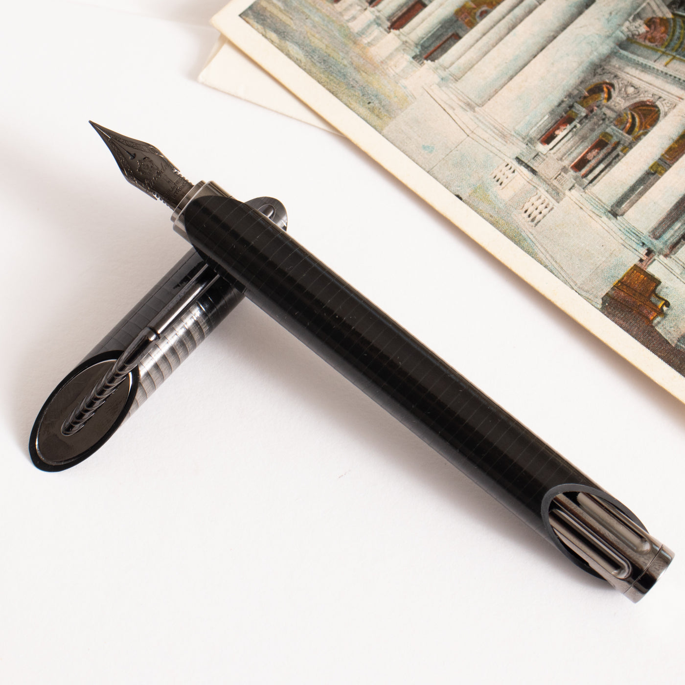 Pineider Back to the Future Black Trim Fountain Pen