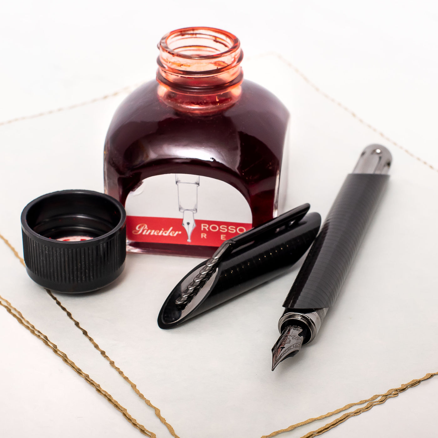 Pineider Back to the Future Black Trim Fountain Pen