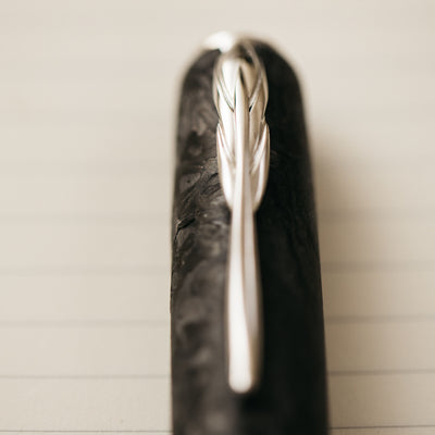 Pineider Mystery Filler Forged Carbon Fountain Pen