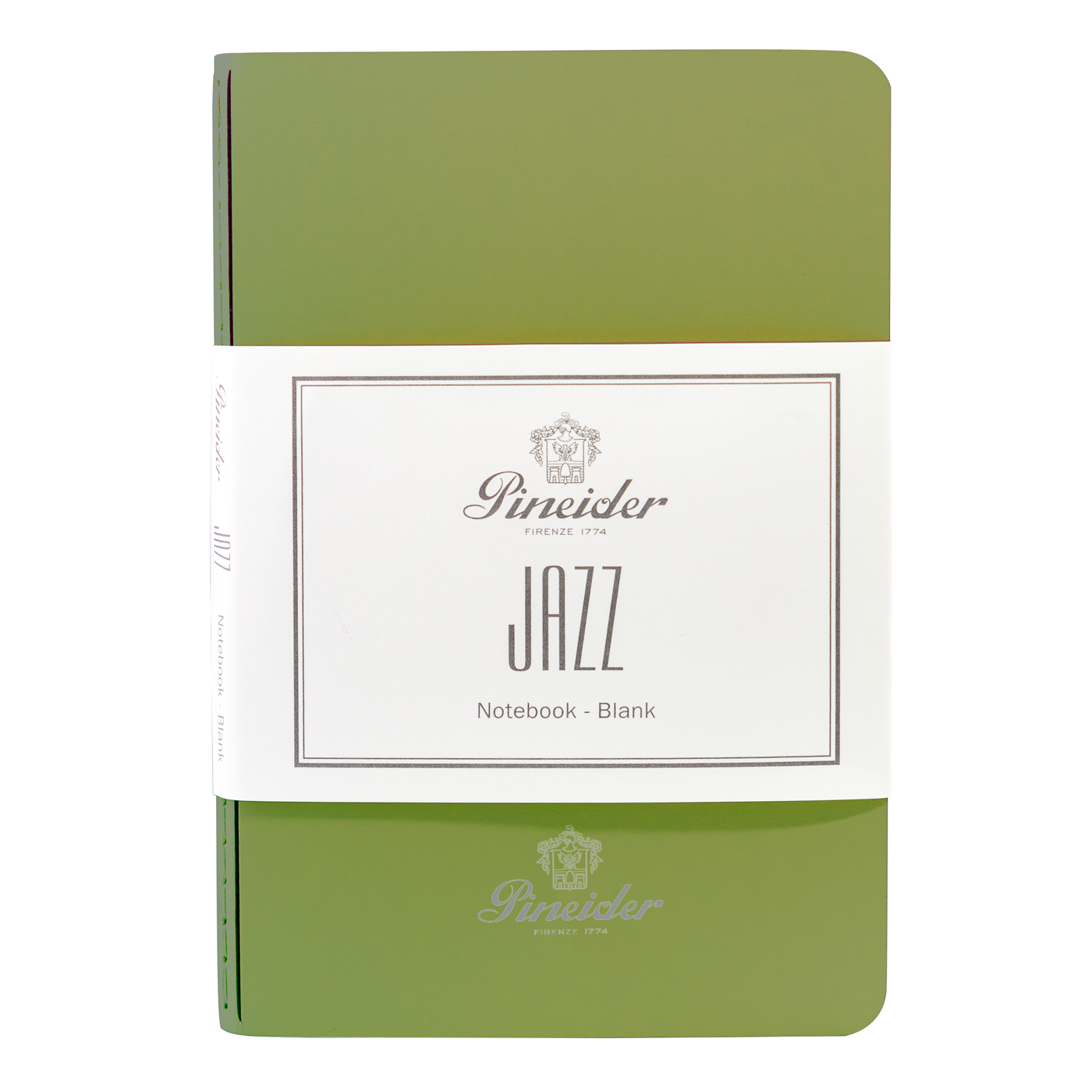 Pineider Jazz 9x14cm Green Notebook