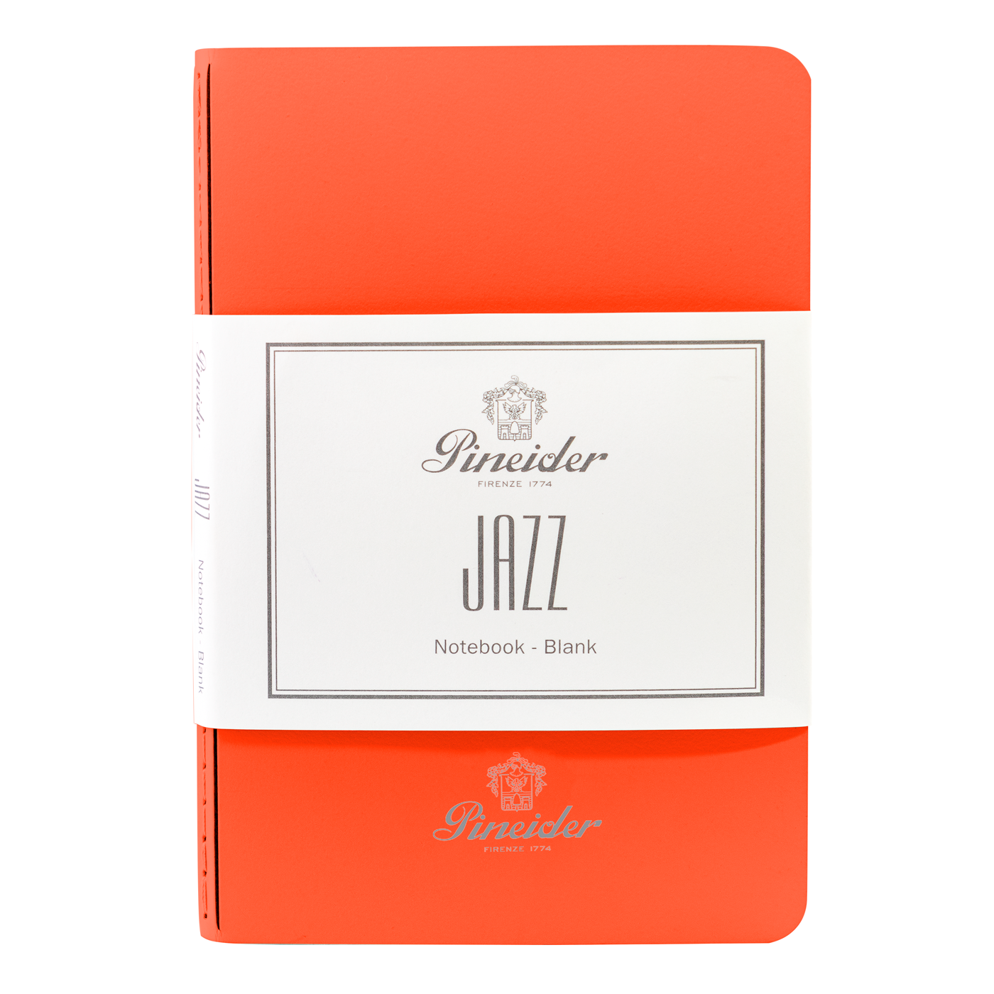 Pineider Jazz 9x14cm Orange Notebook