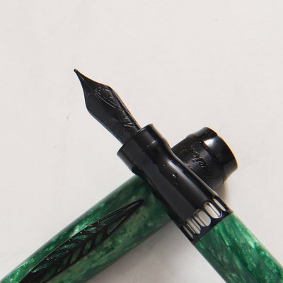 Pineider La Grande Bellezza Rocco Green Fountain Pen Nib