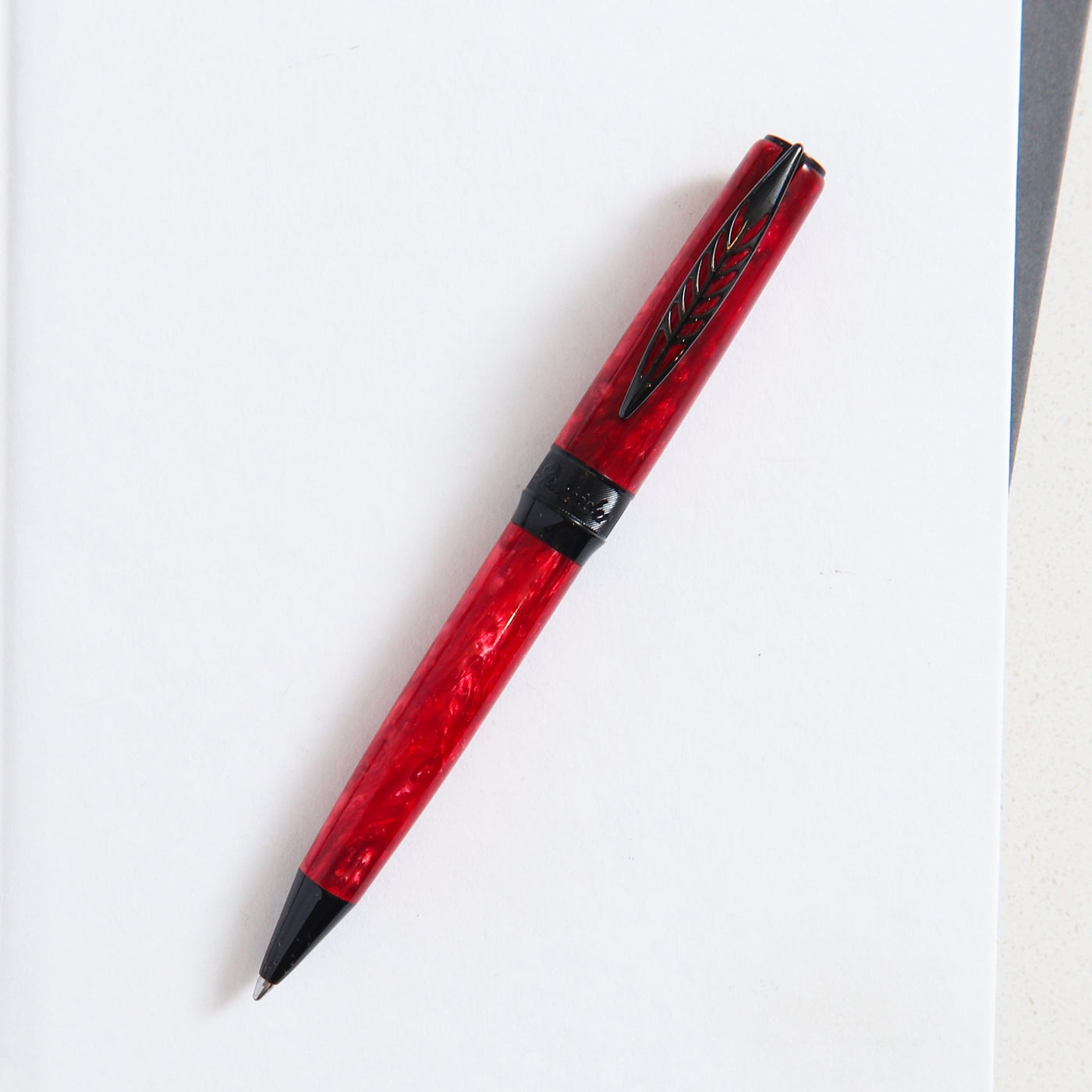 Pineider Rocco Red Ballpoint Pen