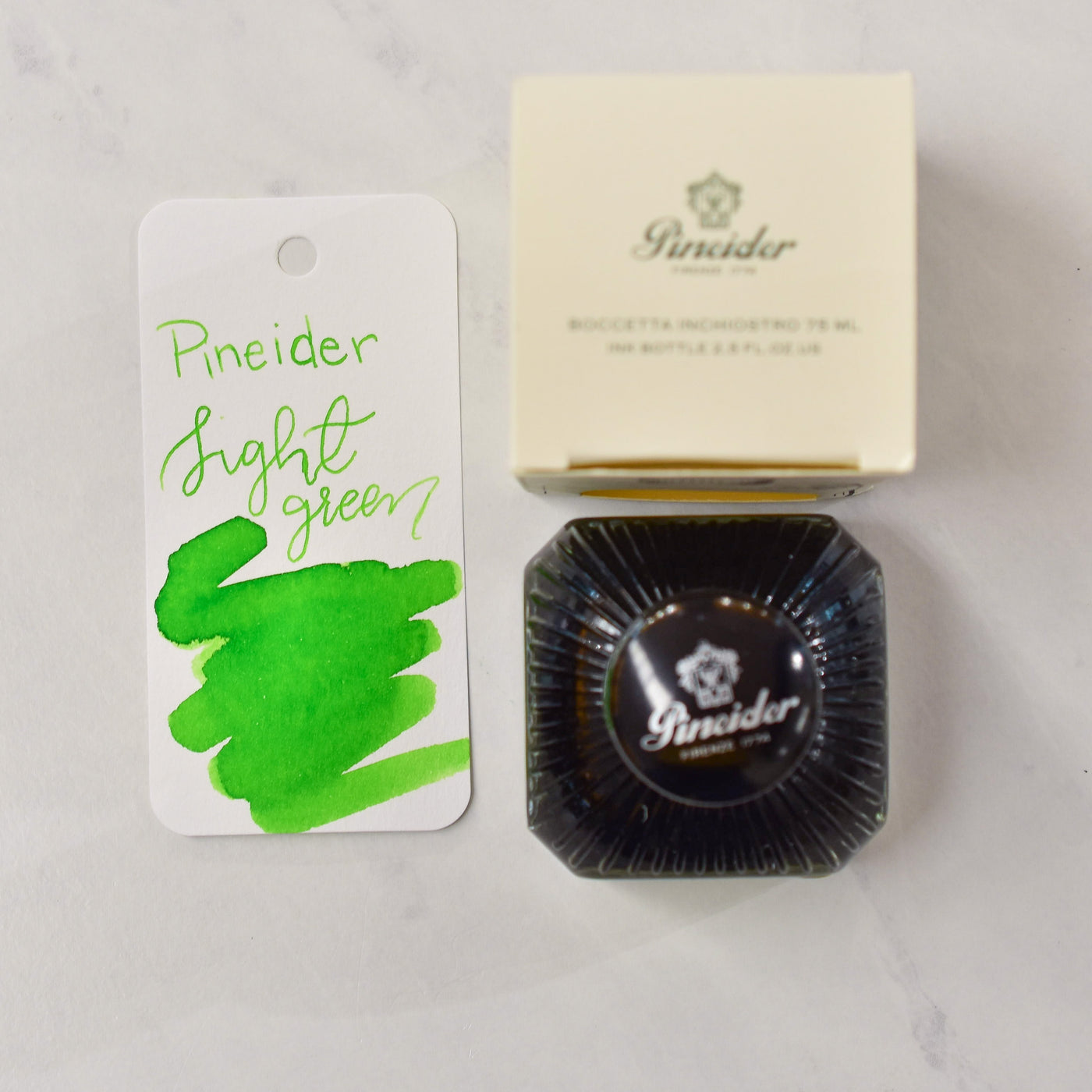 Pineider Light Green Ink Bottle