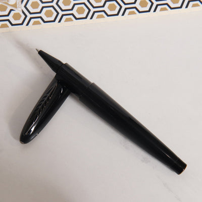 Pineider Modern Times All Black Rollerball Pen