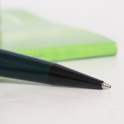 Pineider Modern Times British Racing Green & Black Ballpoint Pen Tip