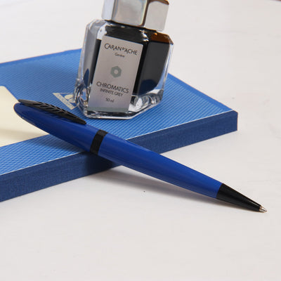 Pineider Modern Times Ocean Blue & Black Ballpoint Pen