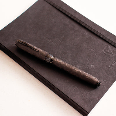 Pineider Mystery Filler Forged Carbon Black Fountain Pen