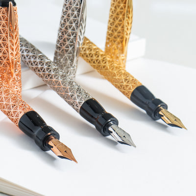 Pineider Psycho 18k Solid Gold Fountain Pen Set - 1/1 Piece Unique