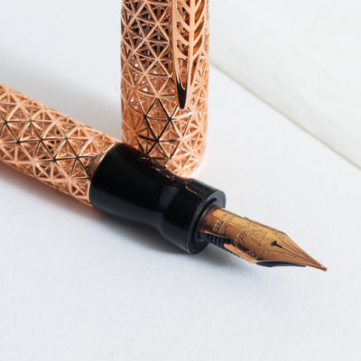 Pineider Psycho 18k Solid Gold Fountain Pen Set - 1/1 Piece Unique