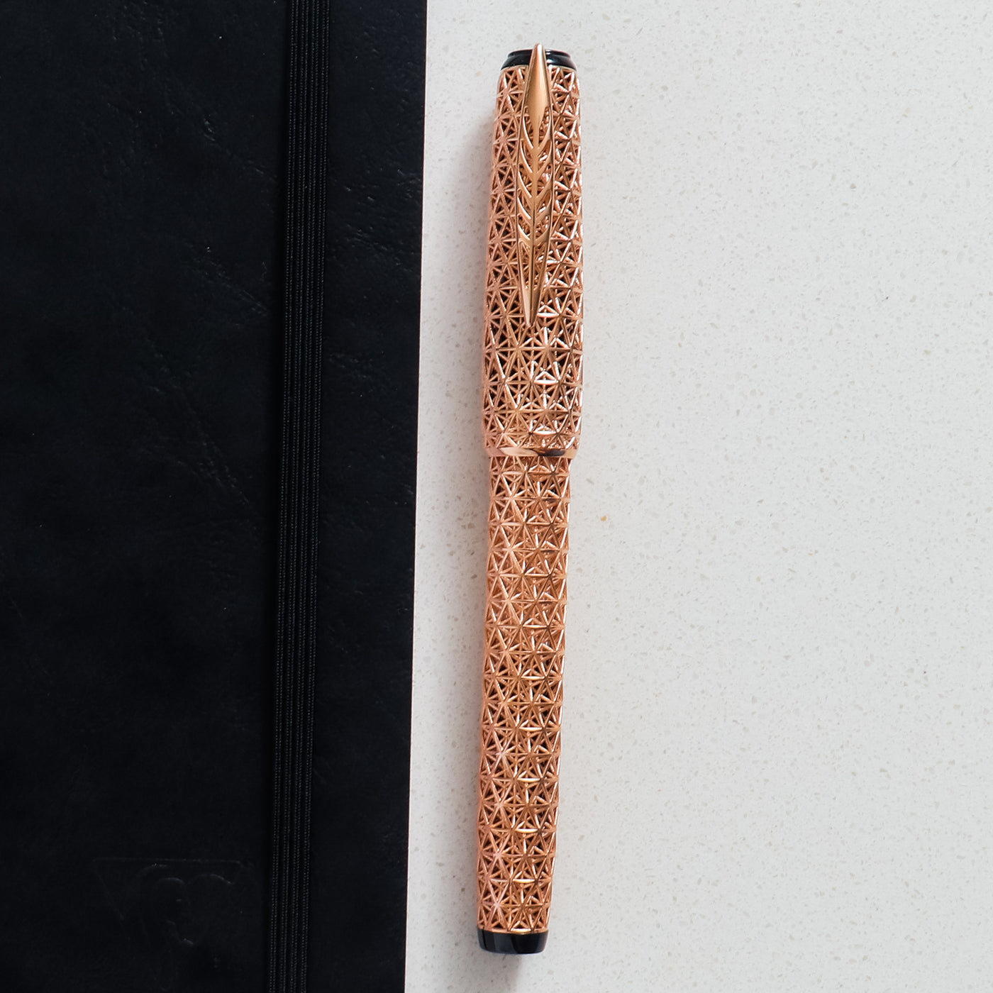 Pineider Psycho 18k Solid Gold Fountain Pen Set - 1/1 Piece Unique