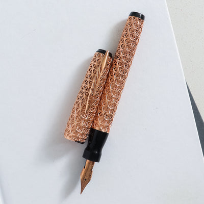 Pineider Psycho 18k Solid Gold Fountain Pen Set - 1/1 Piece Unique