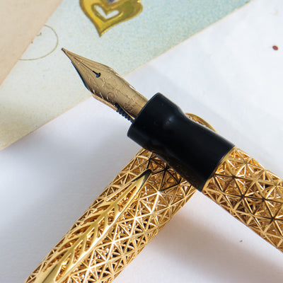Pineider Psycho 18k Solid Gold Fountain Pen Set - 1/1 Piece Unique