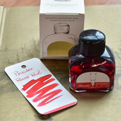 Pineider Rosso Red Ink Bottle