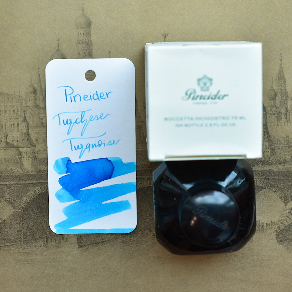 Pineider Turquoise Ink Bottle