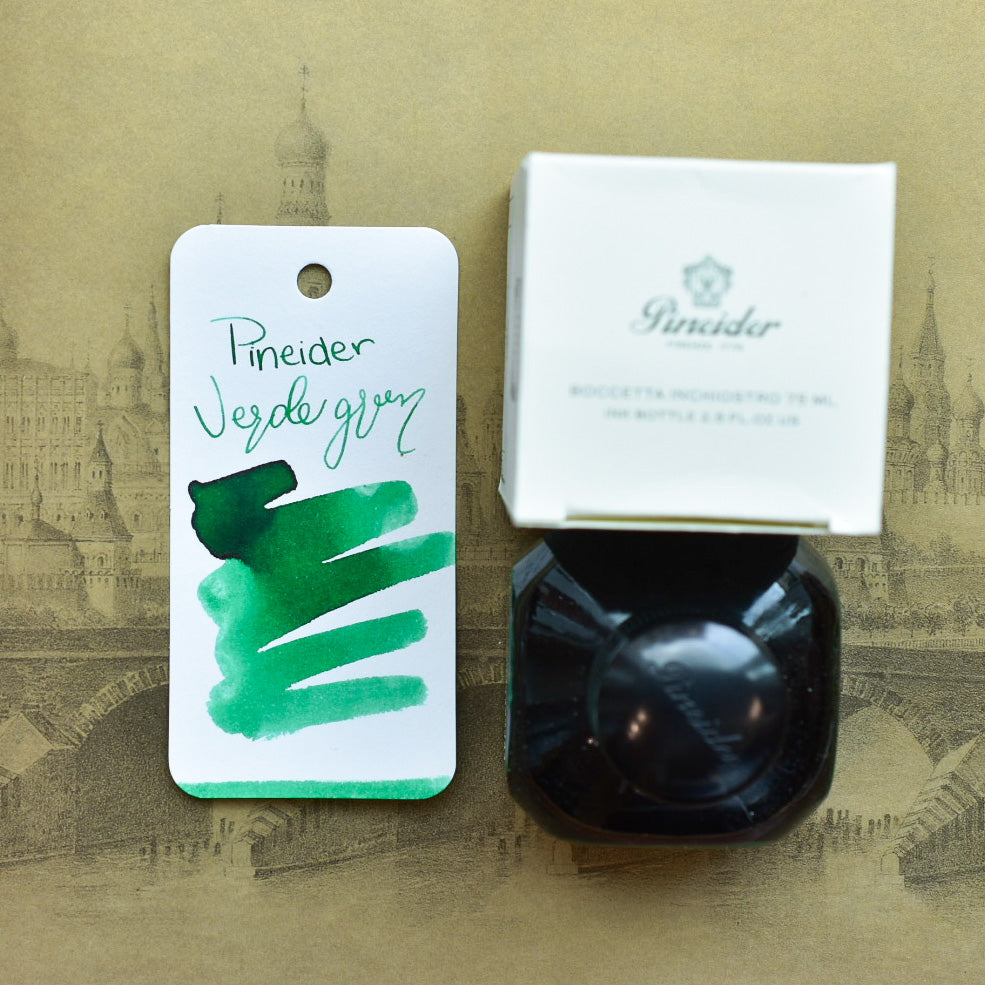 Pineider Verde Green Ink Bottle