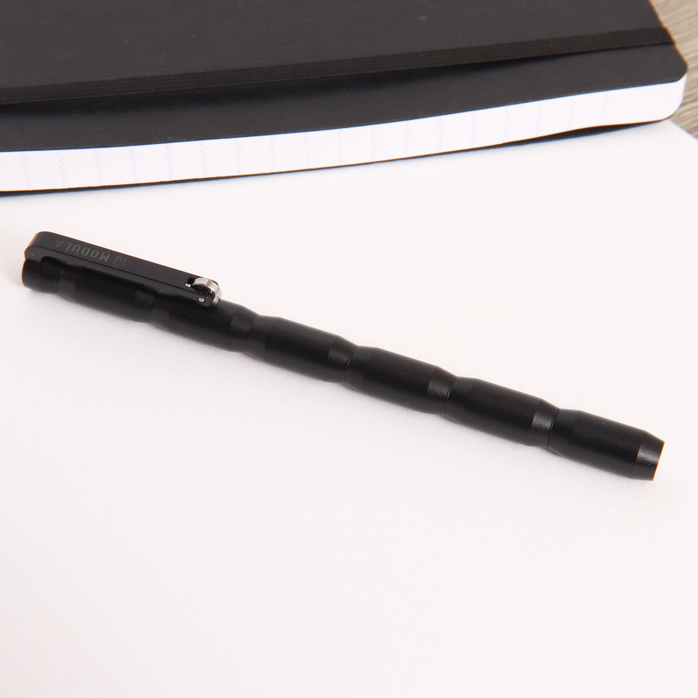 Pininfarina Forever Modula Black Ballpoint Pen Closed