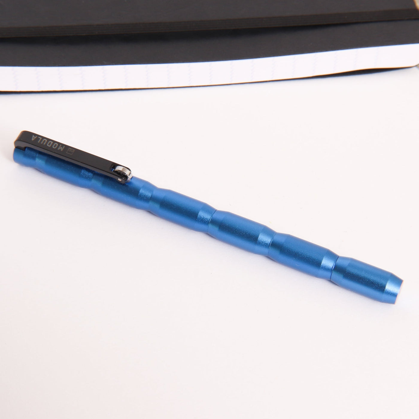 Pininfarina Forever Modula Blue Ballpoint Pen Closed