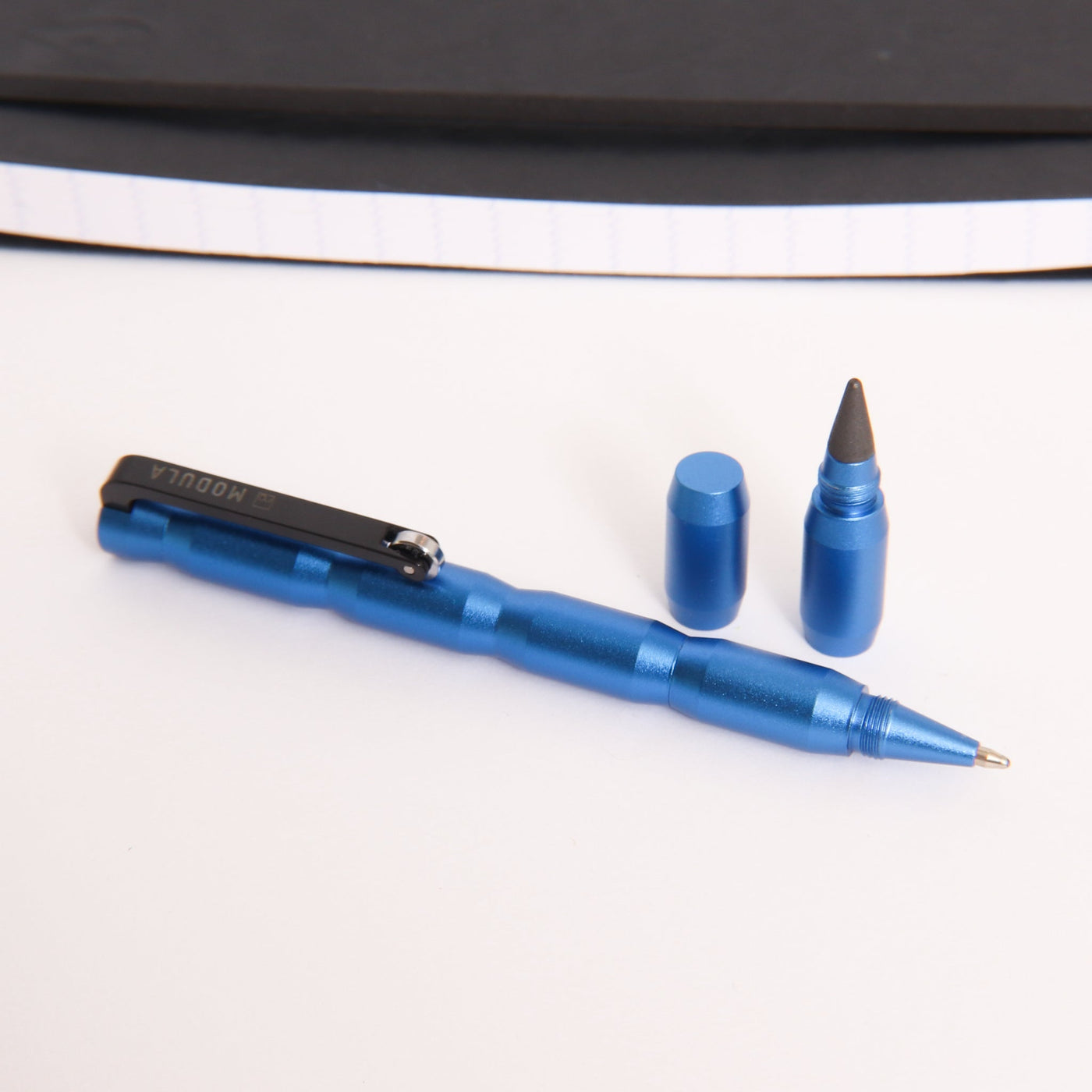 Pininfarina Forever Modula Blue Ballpoint Pen Dual Tips