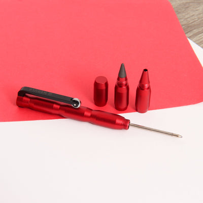 Pininfarina Forever Modula Red Ballpoint Pen Replacable Ballpoint Tip