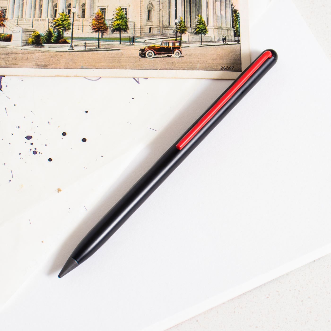 Pininfarina GrafeeX Red Clip Graphite Pencil