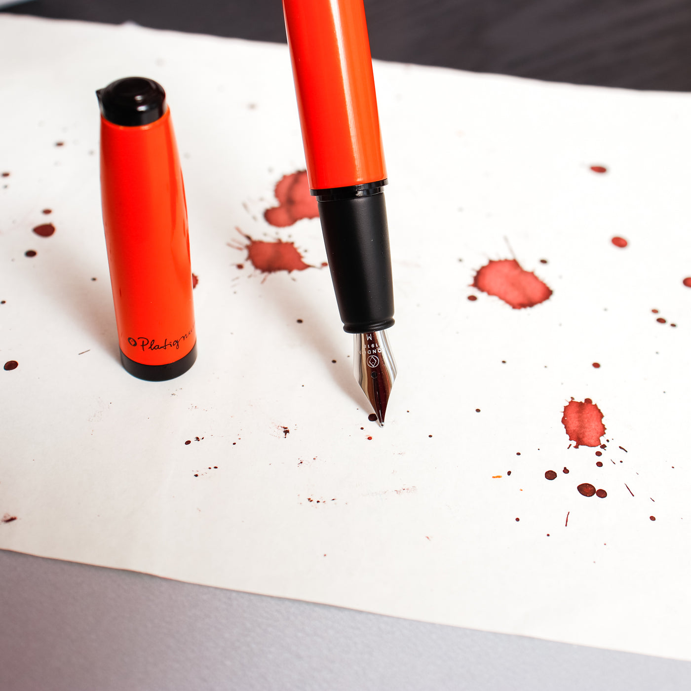 Platignum Studio Orange Fountain Pen