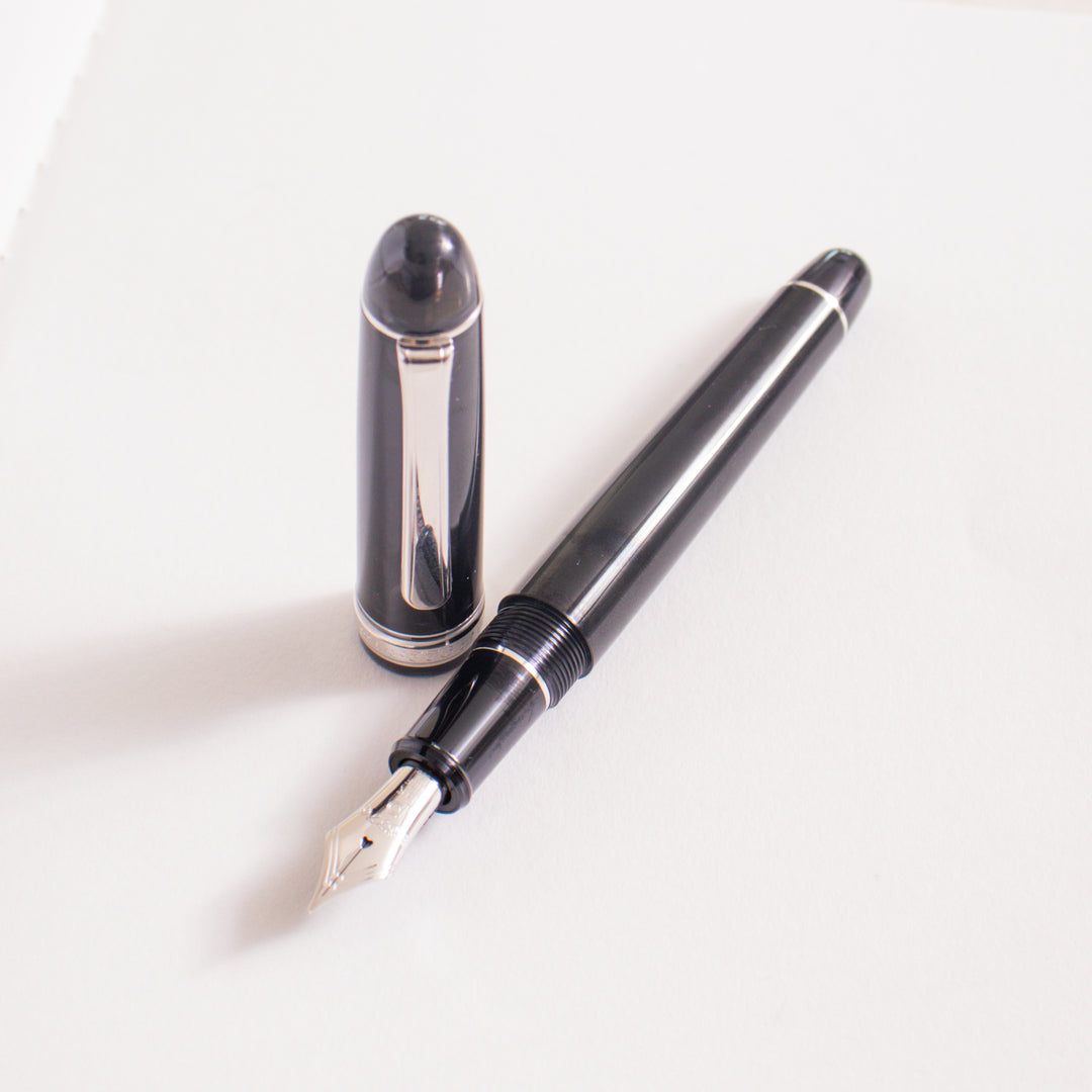 PLATINUM　万年筆　#3776　CENTURY　中字　ブラックダイヤモンド Platinum #3776 Century Black Diamond Fountain Pen – The Nibsmith