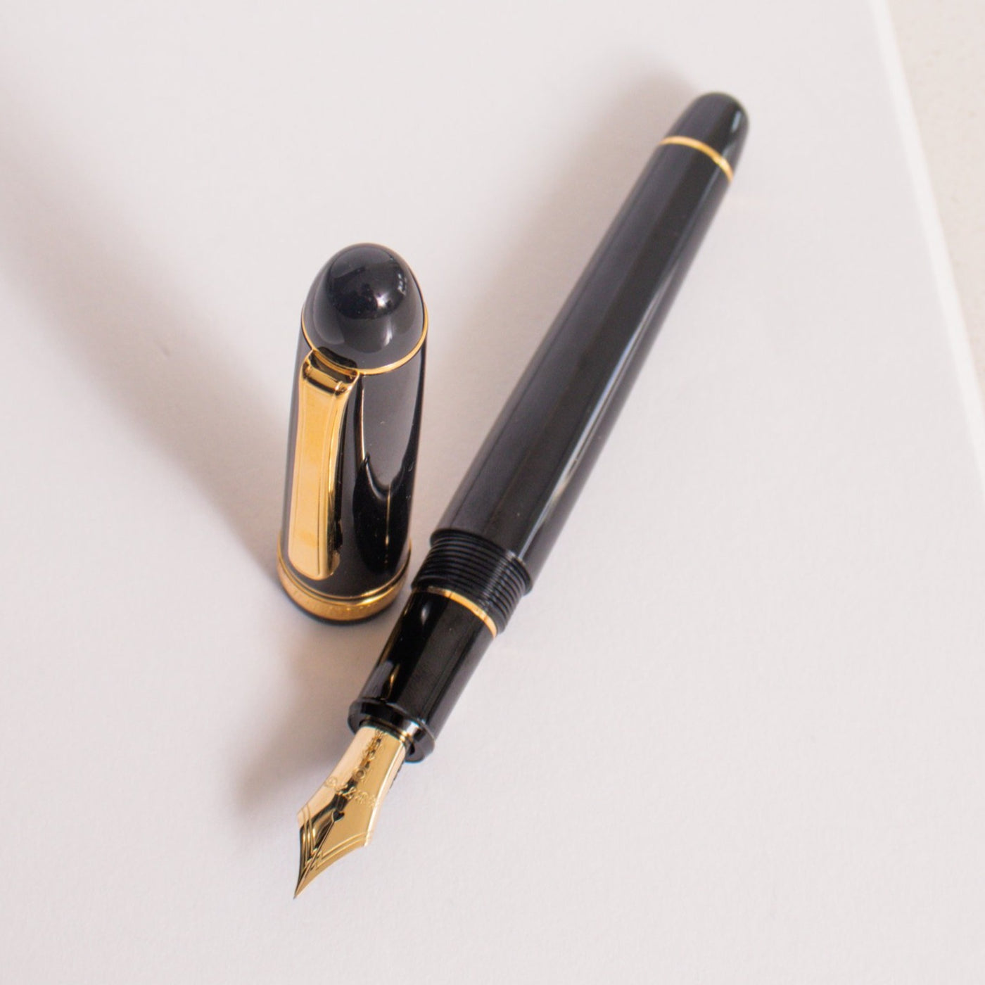 Platinum 3776 Century Black & Gold Fountain Pen