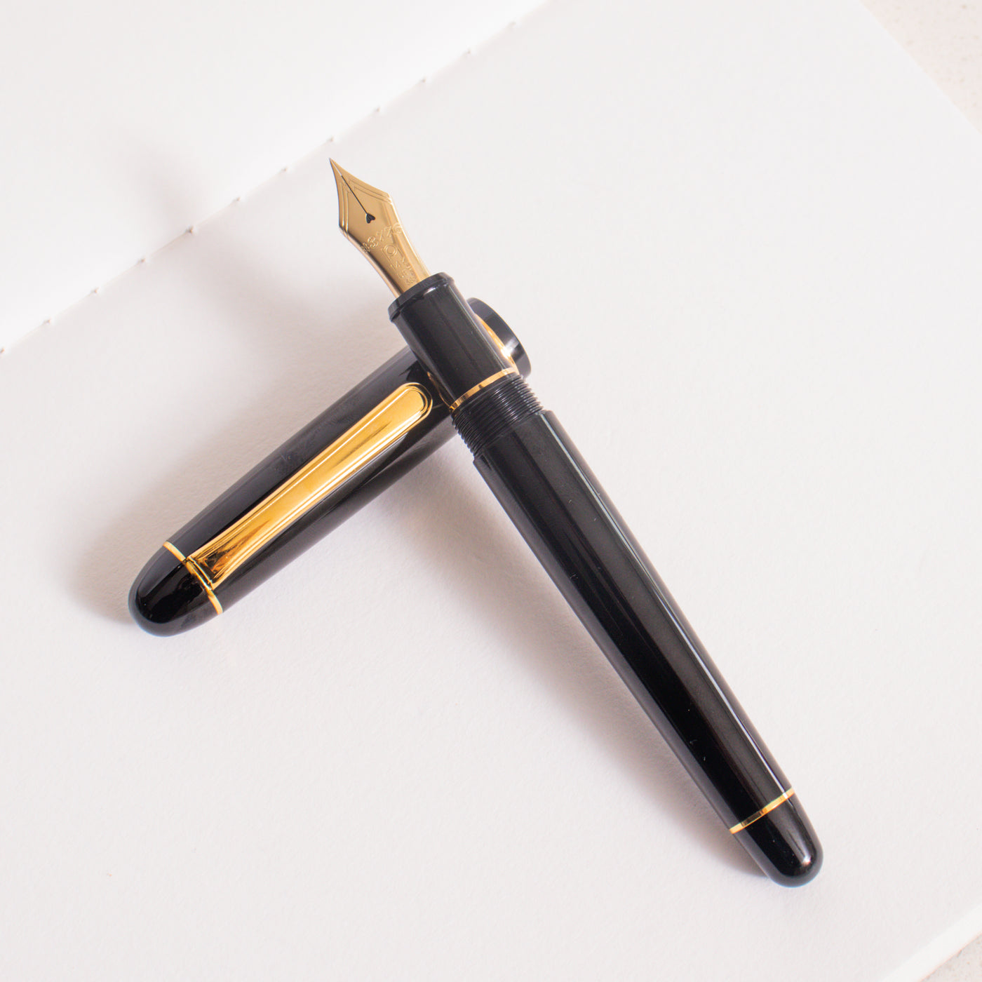Platinum 3776 Century Black & Gold Fountain Pen
