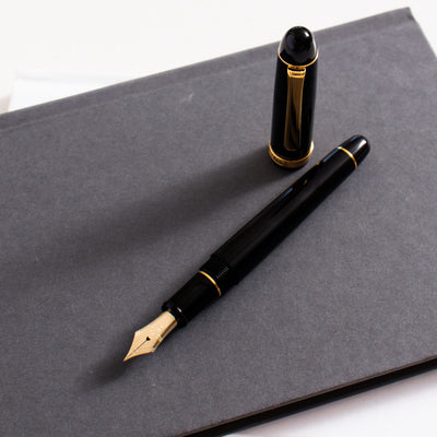 Platinum 3776 Century Black & Gold Fountain Pen