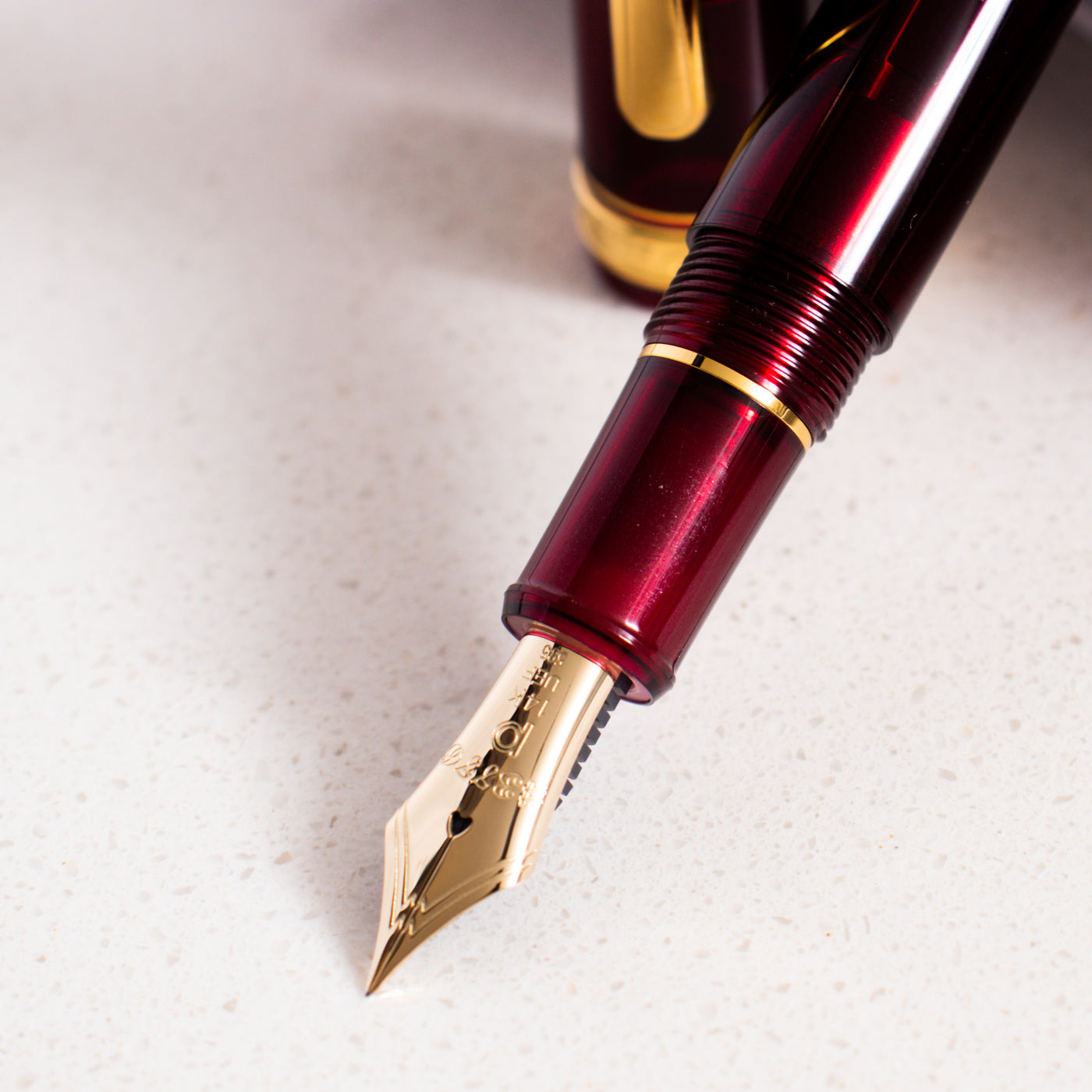 Platinum 3776 Century Bourgogne & Gold Fountain Pen