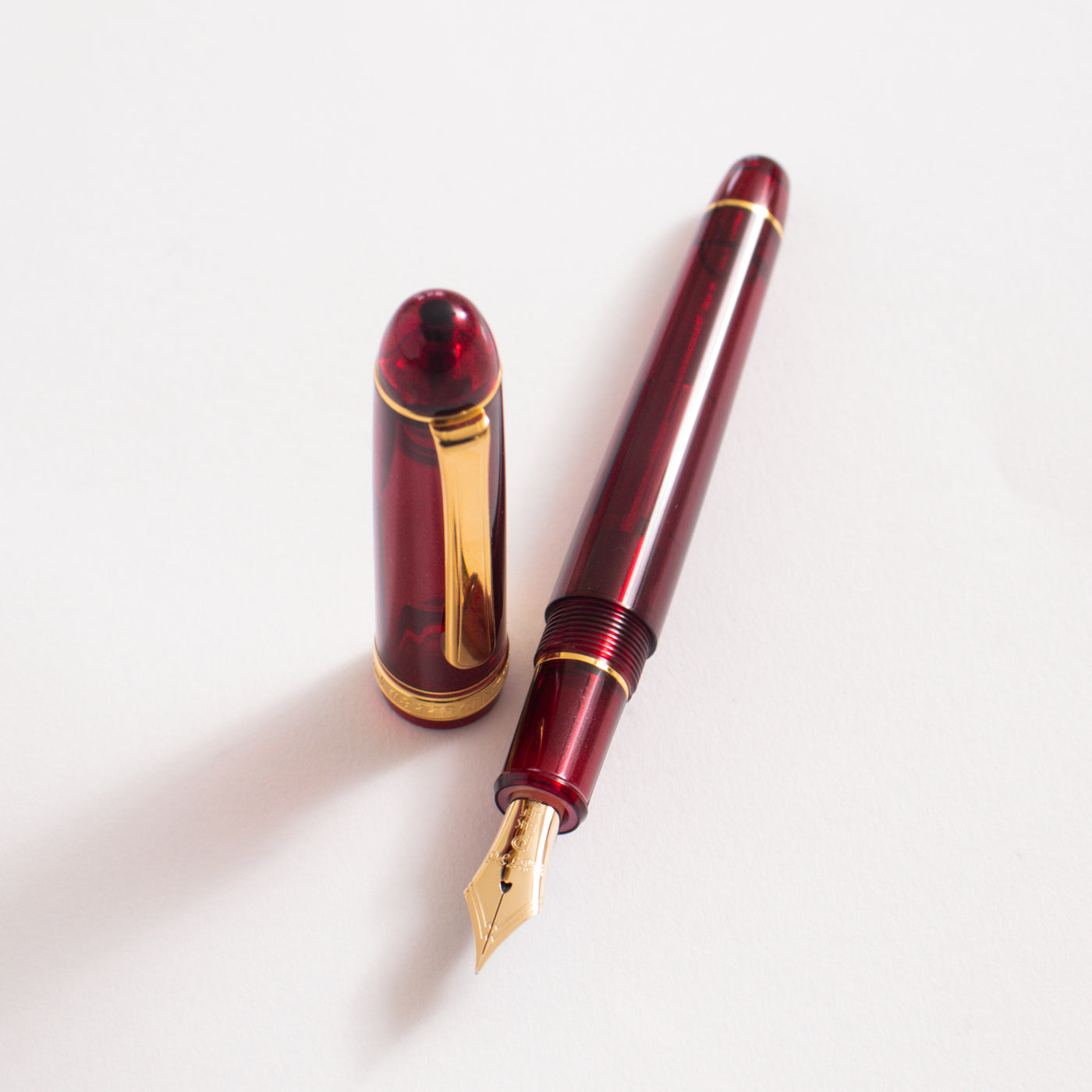 Platinum 3776 Century Bourgogne & Gold Fountain Pen