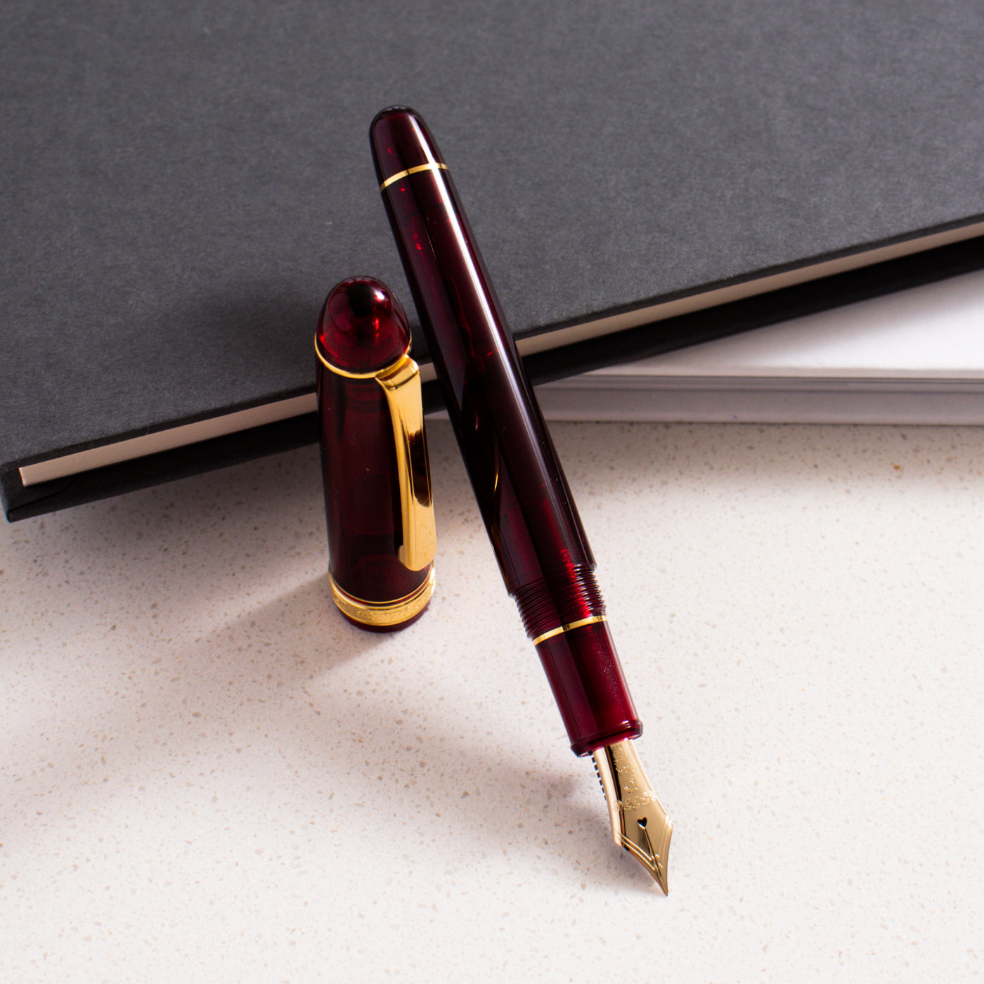 Platinum 3776 Century Bourgogne & Gold Fountain Pen