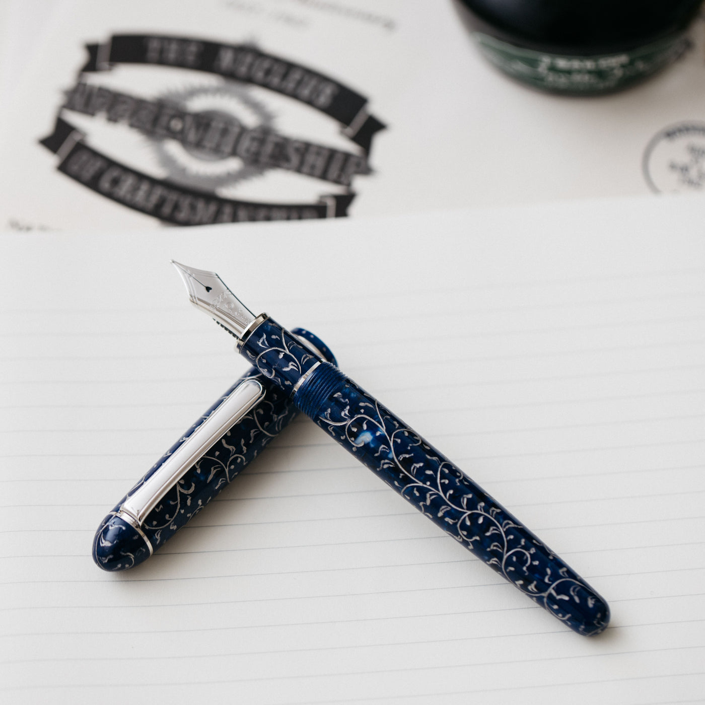 Platinum 3776 Century Karakusa Chinkin Fountain Pen