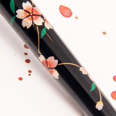 Platinum 3776 Century Urushi Maki e Sakura Fountain Pen Artwork On Body