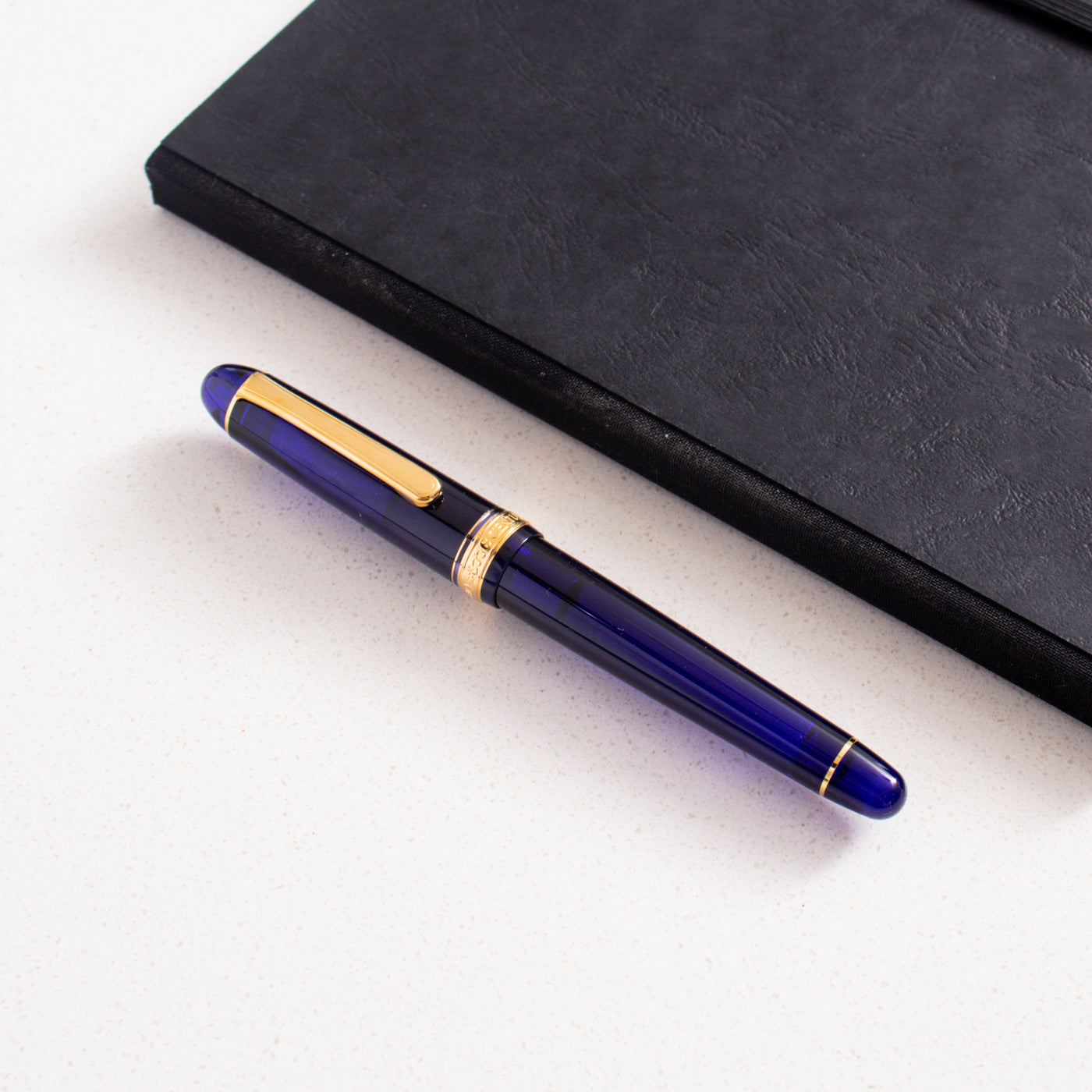 Platinum 3776 Century Chartres Blue & Gold Fountain Pen