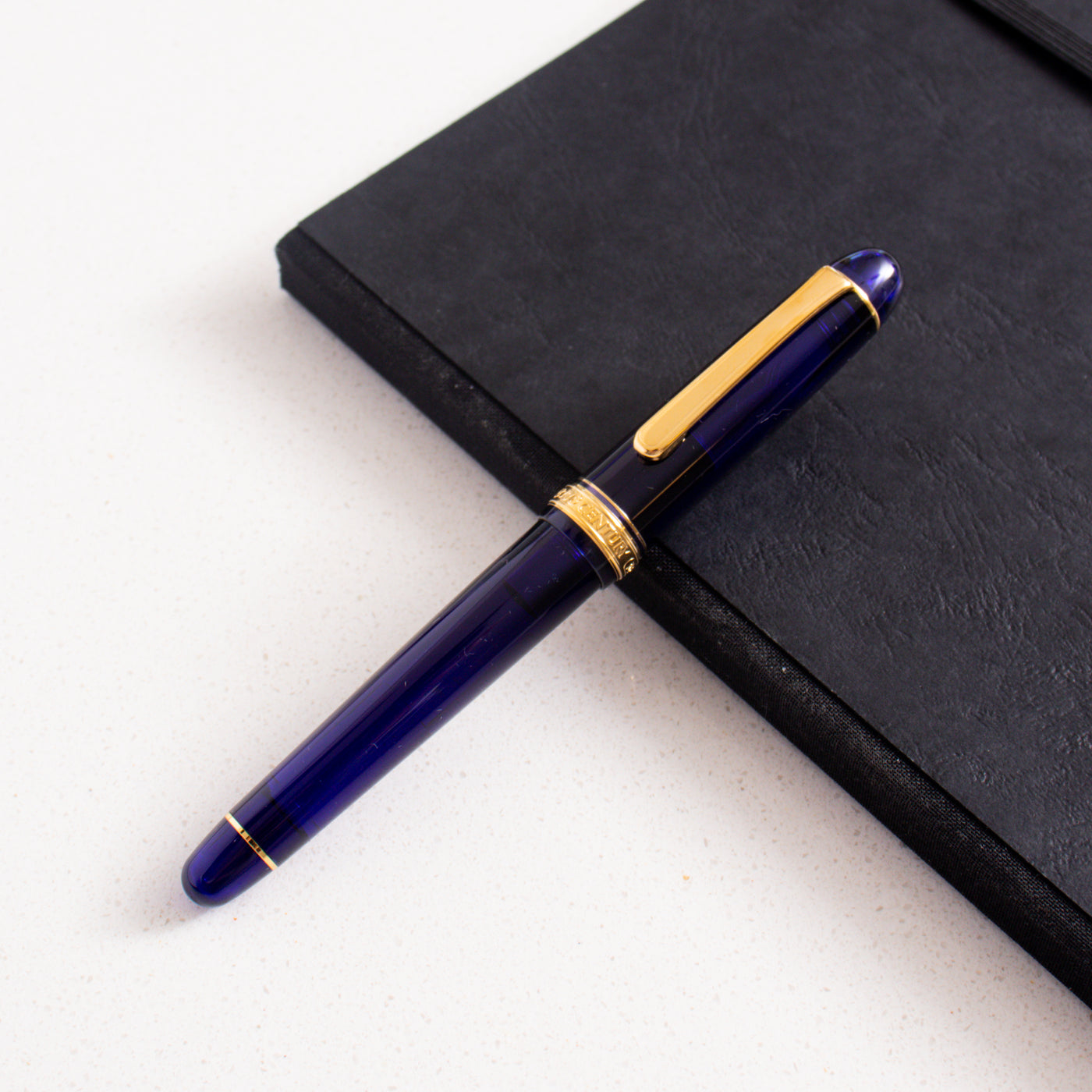 Platinum 3776 Century Chartres Blue & Gold Fountain Pen