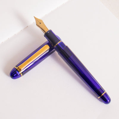 Platinum 3776 Century Chartres Blue & Gold Fountain Pen