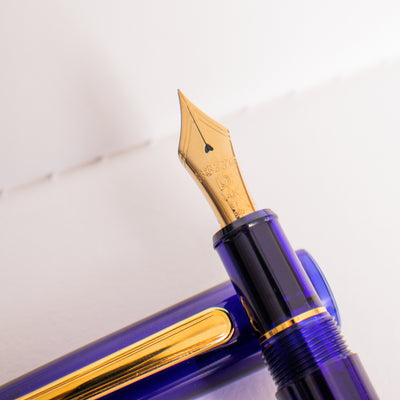 Platinum 3776 Century Chartres Blue & Gold Fountain Pen