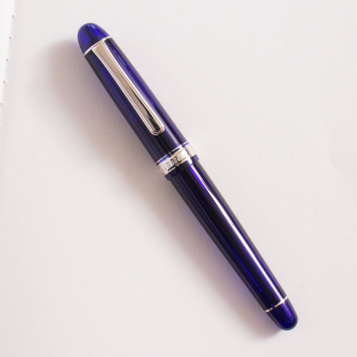 Platinum 3776 Century Chartres Blue & Rhodium Fountain Pen