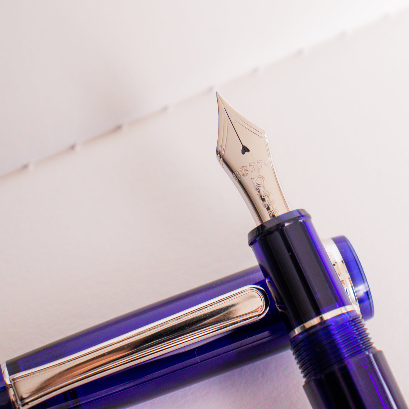 Platinum 3776 Century Chartres Blue & Rhodium Fountain Pen