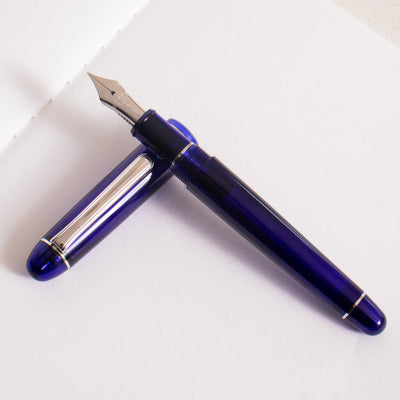 Platinum 3776 Century Chartres Blue & Rhodium Fountain Pen