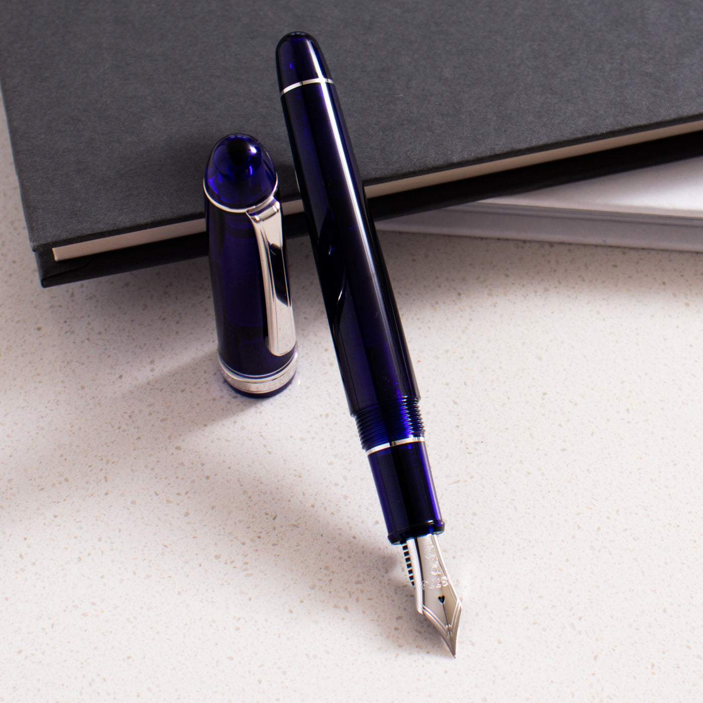 Platinum 3776 Century Chartres Blue & Rhodium Fountain Pen