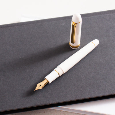 Platinum 3776 Century Chenonceau White Fountain Pen