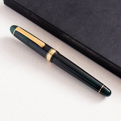 Platinum 3776 Century Laurel Green & Gold Fountain Pen