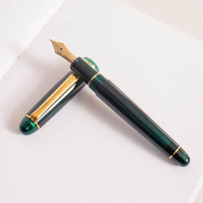 Platinum 3776 Century Laurel Green & Gold Fountain Pen