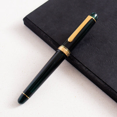 Platinum 3776 Century Laurel Green & Gold Fountain Pen