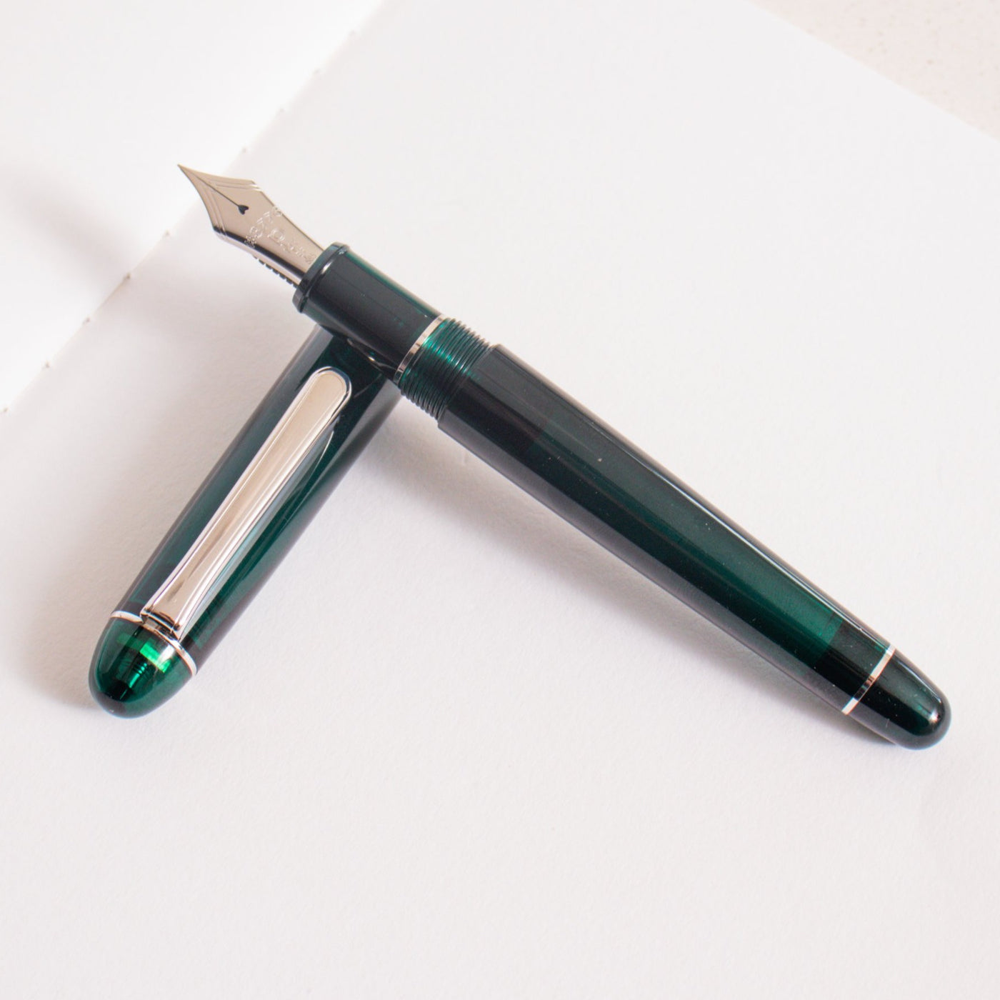 Platinum 3776 Century Laurel Green & Rhodium Fountain Pen